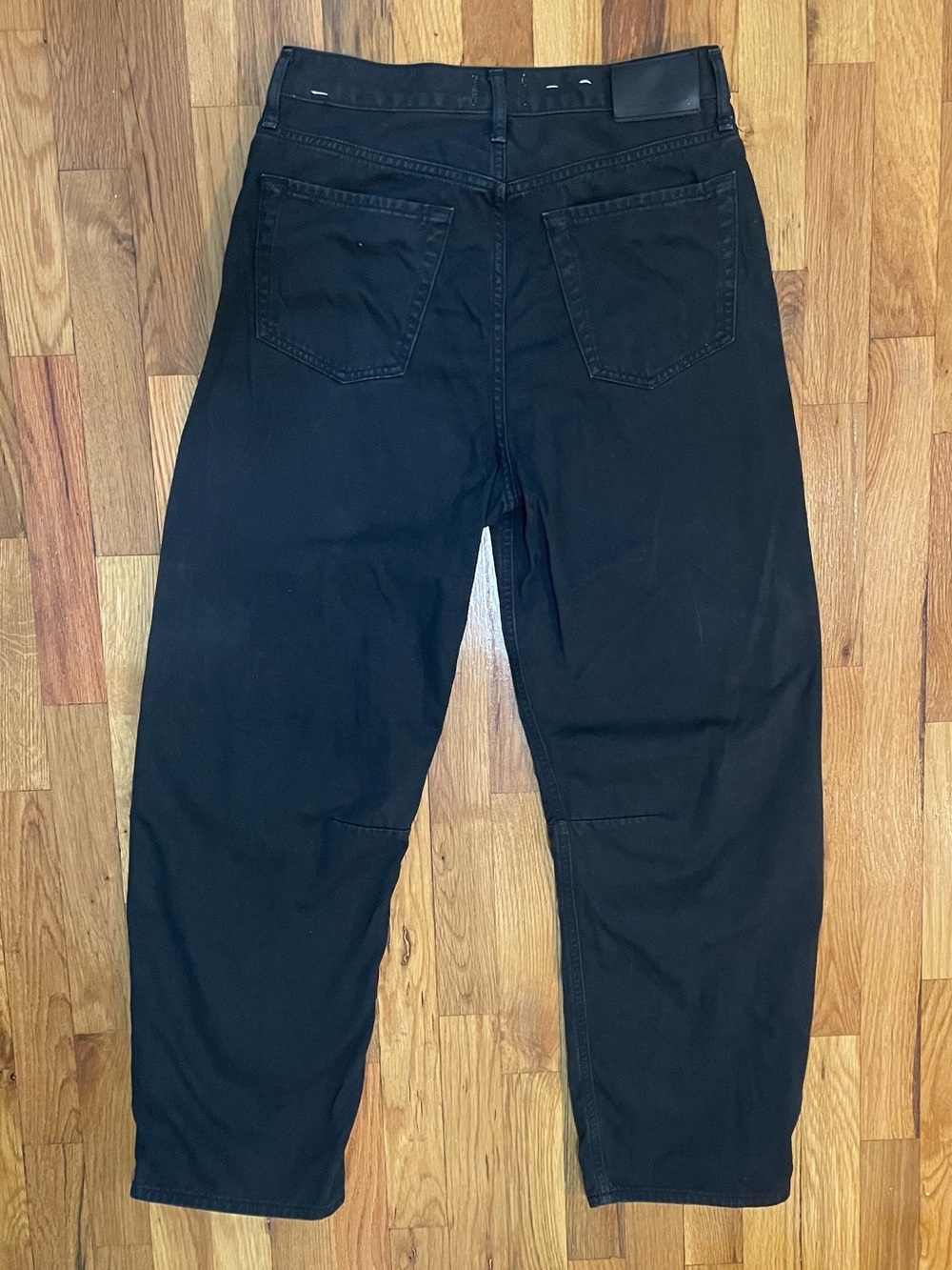 Citizens of Humanity Miro Washed Black Barrel Pants Size 26 - Picture 7 of 10
